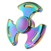 Ecubee Zinc Alloy Hand Spinner Colorful 3 Pin Finger Spinner Gadgets Focus Reduce Stress Gadget