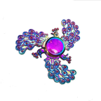 Ecubee Zinc Alloy Hand Spinner Peacock Shape Fidget Spinner Finger Spinner Reduce Stress