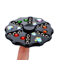 Ecubee Zinc Alloy Hand Spinner Plum Blossom Ball Finger Fidget Spinner Reduce Stress