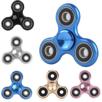Edc Rotating Fidget Hand Spinner Aluminum Adhd Autism Fingertips Fingers Gyro Reduce Stress