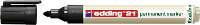 Edding 21 permanent marker EcoLine 4 21001 Permanent marker Zwart Watervast: Ja
