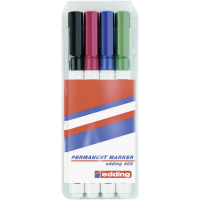 Edding 400 4 400 4 1999 Permanent marker Zwart, Rood, Blauw, Groen Watervast: Ja
