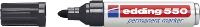 Edding 550 4 550001 Permanent marker Zwart Watervast: Ja