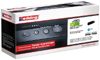 Edding EDD 2205 Toner vervangt HP 203X (CF541X) Cyaan 2500 bladzijden Compatibel Tonercassette