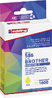 Edding Inktcartridge vervangt Brother LC 3219XLY Compatibel Geel EDD 586 18 586 01