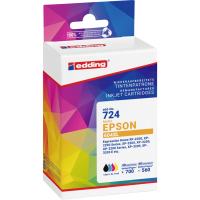 Edding Inktcartridge vervangt Epson 604XL, T10H1 Compatibel Combipack Zwart, Cyaan, Magenta, Geel EDD 724 18 724