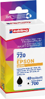 Edding Inktcartridge vervangt Epson 604XL, T10H1 Compatibel Zwart EDD 720 18 720