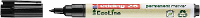 Edding 25 EcoLine 4 25001 Permanent marker Zwart Watervast: Ja