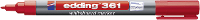 Edding 361 4 361002 Whiteboardmarker Rood 1 stuk(s)
