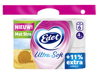 Edet Ultra Soft 4 laags Toiletpapier Met Stro