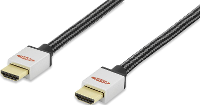 Ednet HDMI Aansluitkabel [1x HDMI stekker   1x HDMI stekker] 5 m Zwart zilver
