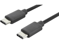 Ednet USB 2.0 Aansluitkabel [1x USB C stekker   1x USB C stekker] 1.8 M Zwart
