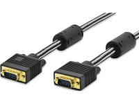 Ednet VGA Aansluitkabel [1x VGA stekker   1x VGA stekker] 1.8 M Zwart