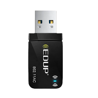 EDUP 1300Mbps USB3.0 Wifi Adapter Netwerkkaart 5.8Ghz 2.4Ghz Dual Band Draadloze Win11 AC USB Adapter voor PC Desktop La