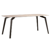 Eettafel Joop   zand   keramiek   76x180x90 cm