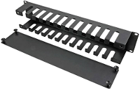 EFB Elektronik 699999.2 19 Inch Patchkast kabelvoering 2 HE Grijs