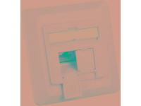 EFB Elektronik ET 25130.1V1 Netwerkdoos Inbouw Inzet met centraalstuk CAT 6A 2 poorten Zuiver wit (RAL 9010)