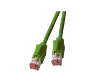 EFB Elektronik K8053.1,5 RJ45 Netwerk Aansluitkabel CAT 6A S/FTP 1.50 M Groen Vergulde steekcontacten