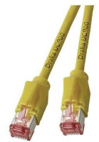 EFB Elektronik K8055.2 RJ45 Netwerk Aansluitkabel CAT 6A S/FTP 2 m Geel Vergulde steekcontacten