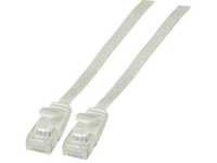 EFB Elektronik K8107GR.1 RJ45 Netwerk Aansluitkabel CAT 6A U/UTP 1 m Grijs Zeer flexibel, Vlambestendig, Halogeenvrij, Snagless, Vergulde steekcontacten