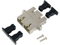 Efb Elektronik Koppeling Sc/sc Duplex Apc Singlemode Metalen Huls Zilver