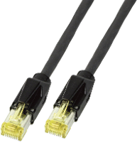 Efb Elektronik Rj45 Netwerk Aansluitkabel Cat 6a S/ftp 5 M Zwart Vlambestendig, Snagless