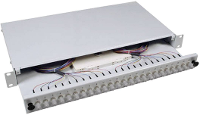 Glasvezel splitterbox EFB Elektronik B71006.24OM3 24 poorten ST Ingericht 1 HE