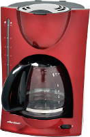 EFBE Schott SC KA 1050 R Koffiezetapparaat Rood Capaciteit koppen: 12 Warmhoudfunctie, Met heet water tap