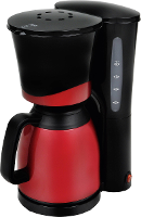 EFBE Schott SC KA 520.1 R Koffiezetapparaat Zwart/rood Capaciteit koppen: 8 Thermoskan