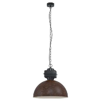 EGLO hanglamp Rockingham   zwart/bruin   Leen Bakker