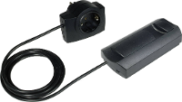 Ehmann 2620x0709 Snoerdimmer Geschikt voor lampen: LED lamp, Spaarlamp, Halogeenlamp, Gloeilamp Zwart