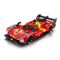 Eikee Y18080/Y18081 1:8 LE MANS 499P/SC63 Raceauto Modelbouwstenen Kit DIY Speelgoed Verzameling Geschenk