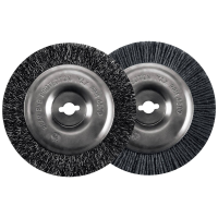 Einhell 3424115 Einhell 3424115, Grau, Nylon, Stahl, Rund, 2 Stück(e) Reserveborstel 420D nylon, Staal