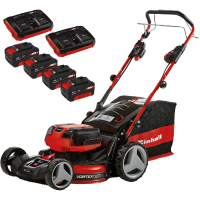 Einhell Accu Grasmaaier GP CM 36/47 S HW Li grasmaaier 4x 4.0Ah PXC Accu's en 2x DUO lader inbegrepen