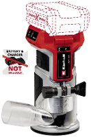 Einhell Professional TP ET 18 Li BL   Solo 4350412 Randfreesmachine Zonder accu, Zonder lader