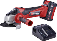 Einhell TC AG 18/115 Li (1x4,0Ah) Power X Change 4431133 Haakse accuslijper 115 mm Incl. Accu, Incl. Lader 18 V 4.0 Ah