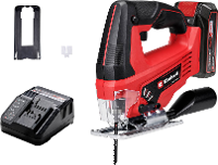 Einhell TC JS 18/70 Li (1x2,5Ah) Power X Change 4321280 Accu decoupeerzaag 18 V 2.5 Ah Aantal meegeleverde accus: 1