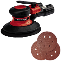 Einhell TC PE 150 Pneumatische excenterslijper 6.3 Bar Incl. Accessoires