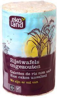 Ekoland Rijstwafels Ongezouten