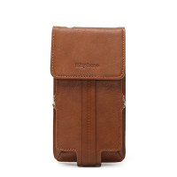 Ekphero 5.5'' Smart Phone Men Women Sling Bag Pu Leather Waist Bag For Iphone