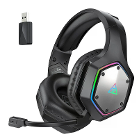 EKSA E1000WT Gaming Headset 7.1 Surround Draadloze bluetooth Koptelefoon 50 mm Krachtige Driver ENC Bel Geluidsonderdruk