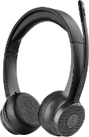 EKSA H16 On Ear headset Bluetooth Zwart Noise Cancelling, Ruisonderdrukking (microfoon) Headset, Volumeregeling, Indicator voor batterijstatus Computer
