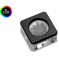 EKWB EK Quantum Flow Indicator D RGB   Black doorstroommeter