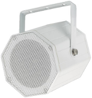 PA inbouwluidspreker Monacor EDL 115/WS Wit 1 stuks