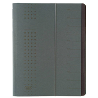 Elba chic 400001032 Ordner Grijs DIN A4 Colorspankarton Aantal vakken: 12