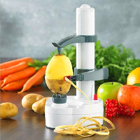 Electric Auto Rotating Potato Peeler Pear Apple Fruit Vegetable Cutter Slicer Kitchen Utensil