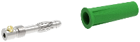 Electro PJP 1060 C CD1 V Pluimstekker Stekker, recht Stift Ø: 4 mm Groen 1 stuk(s)