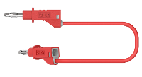 Electro PJP 2110 CD1 25R Meetsnoer Bananenstekker Bananenstekker 25 cm Rood 1 stuk(s)