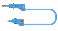 Electro PJP 2117 CD1 200Bl Meetsnoer Bananenstekker Bananenstekker 2.00 M Blauw 1 stuk(s)