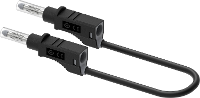 Electro PJP 2210/600V CD1 100N Meetsnoer Steekaansluiting 4 mm 100 cm Zwart 1 stuk(s)